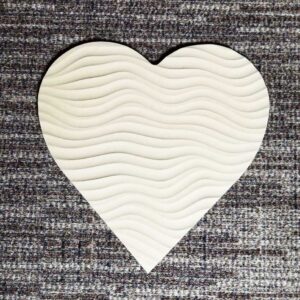 Sculpted Panels Heart Shaped Flow Artist Panel