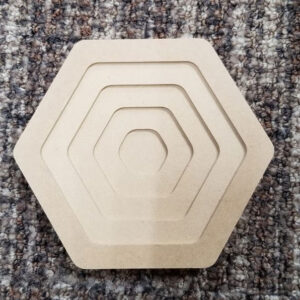 Hexagon Sculpted Panel