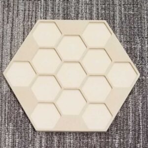 Hexagon Sculpted Panel